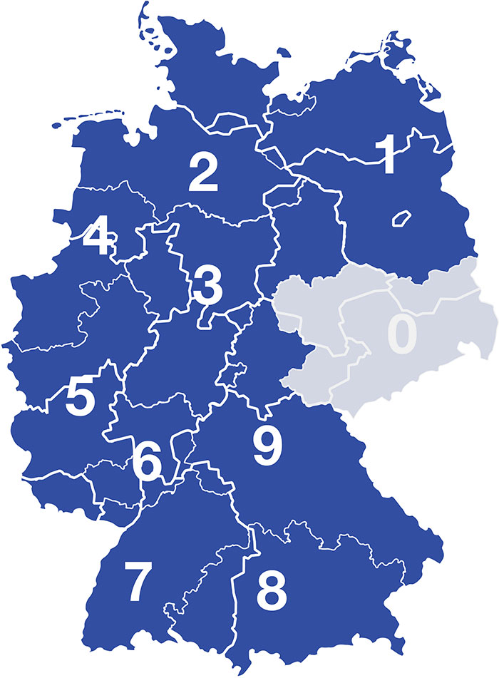 Bild: Deutschlandkarte Bild: Deutschlandkarte