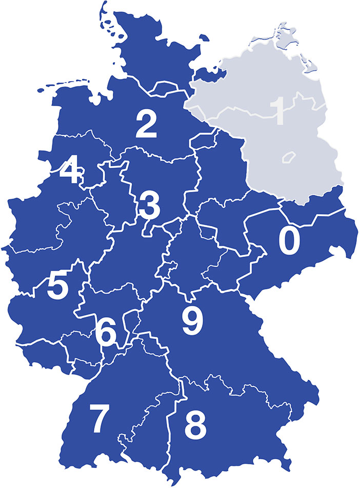 Bild: Deutschlandkarte Bild: Deutschlandkarte