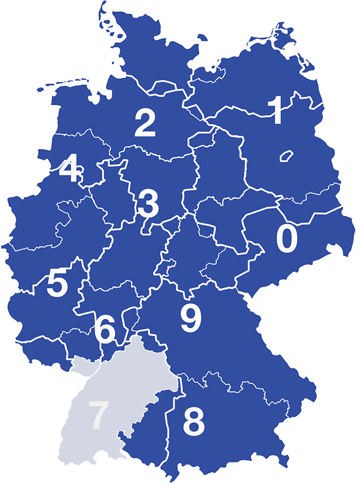 Bild: Deutschlandkarte Bild: Deutschlandkarte