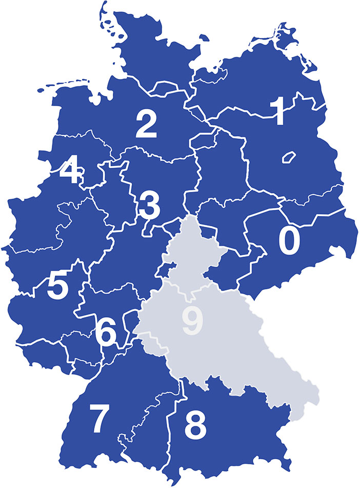 Bild: Deutschlandkarte Bild: Deutschlandkarte